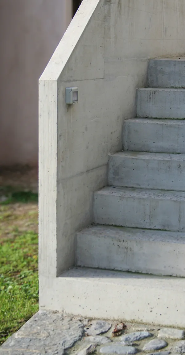 Einfache Betontreppe, Projekt Cremia