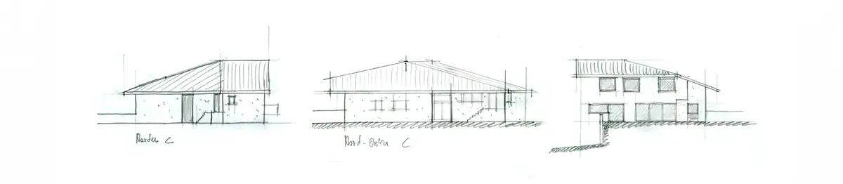 Facciate architettoniche del progetto Quartier La Pala, Atelier Ivan Beer